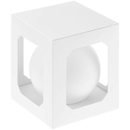 Оформительский шар Finery, 10 см, матовый белый