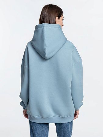 Худи Kulonga Oversize, серо-голубое, размер 3XL/4XL