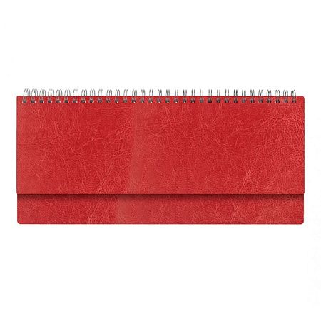 Планинг Alfa Buffalo 325*130 мм, красный, недатированный, в твердой обложке