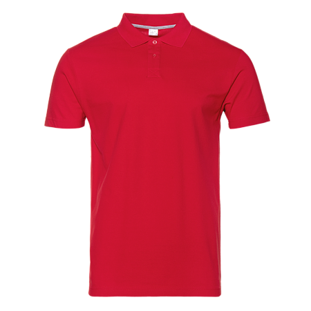 Рубашка поло унисекс STAN хлопок 185, 04U, Красный,  (14)  (56/XXXL)