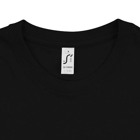 Футболка унисекс Regent 150, черная, размер 5XL