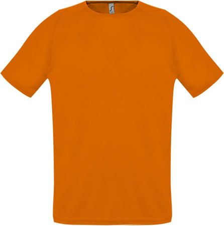 Футболка унисекс Sporty 140, оранжевая, размер XXL
