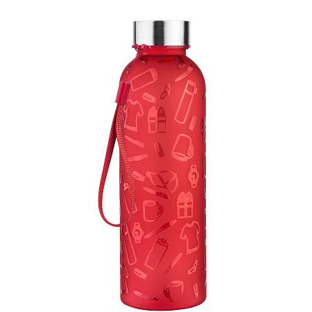 Бутылка для воды ARDI PET SOFT 550мл. Красная с красным 6263.03.03