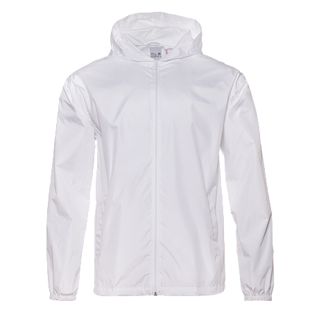 Ветровка унисекс STAN дюспо 210T, 85, 59, Белый,  (10/1)  (54/XXL)