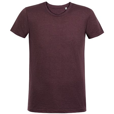 Футболка мужская Regent Fit 150, бордовый меланж, размер XXL