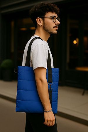Шоппер Superbag Bubble New, стёганый, со скрытой магнитной кнопкой