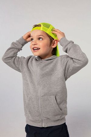 Толстовка детская Stone Kids, серый меланж, размер 10 лет (130-140 см)