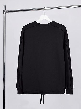 Свитшот унисекс Vozduh, черный, размер XL/2XL