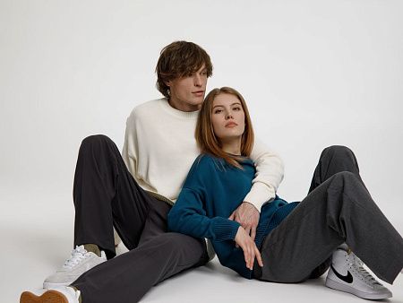 Джемпер оверсайз унисекс Stated в сумке, белый (молочный), размер L/XL