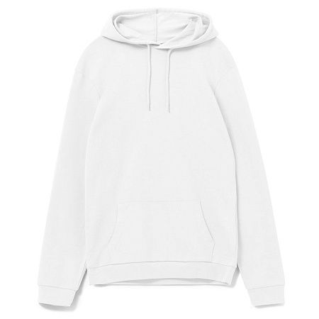 Толстовка с капюшоном унисекс Hoodie, белая, размер 4XL