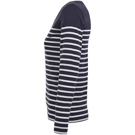 Футболка женская с длинным рукавом Matelot LSL Women, синяя с белым, размер XXL