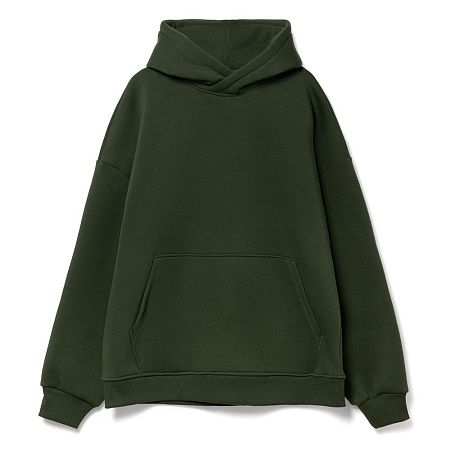 Худи Kulonga Oversize, темно-зеленый (хаки), размер XS/S