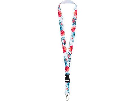 Ланъярд под сублимацию с карабином и межуровневым замком, 2 см