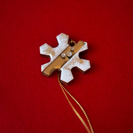Ёлочная игрушка Снежинка