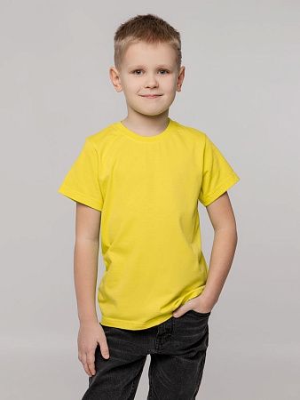 Футболка детская T-Bolka Kids, желтая, размер 10 лет (130-140 см)
