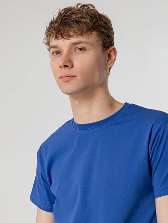 Футболка унисекс T-Bolka 160, ярко-синяя, размер L