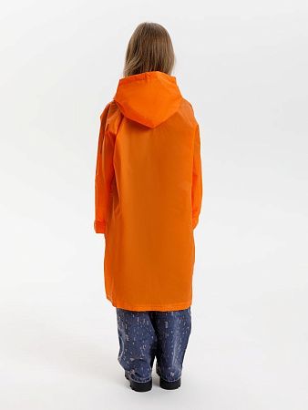 Дождевик детский RainDrop Kids, оранжевый, размер 12 лет (142-152 см)