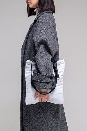 Шоппер Superbag Bubble, стёганый, с магнитной кнопкой