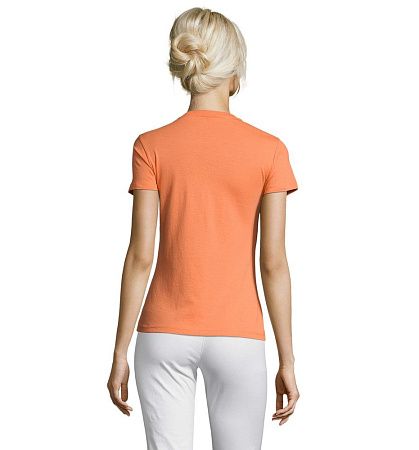 Футболка женская Regent Women, оранжевая (абрикосовая), размер XL