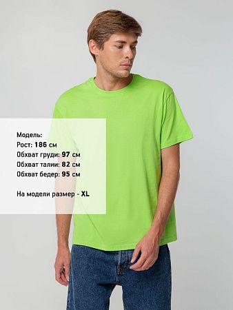 Футболка унисекс T-bolka 140, зеленое яблоко, размер 3XL