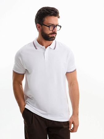 Рубашка поло мужская Prestige Men, белая, размер XL