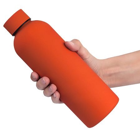 Термобутылка вакуумная ALASKA SOFT 500мл. Оранжевая 6165.05