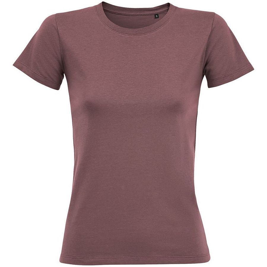 Футболка женская Regent Fit Women, черный меланж под нанесение