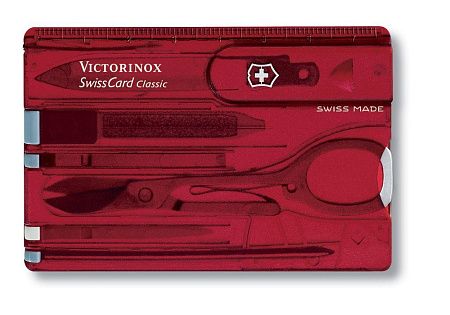 Швейцарская карточка «SwissCard Classic», 10 функций