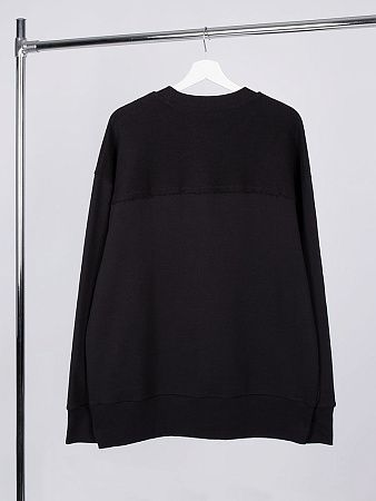 Свитшот оверсайз унисекс Vozduh, черный, размер XL/2XL