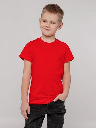 Футболка детская T-Bolka Kids, красная, размер 10 лет (130-140 см)