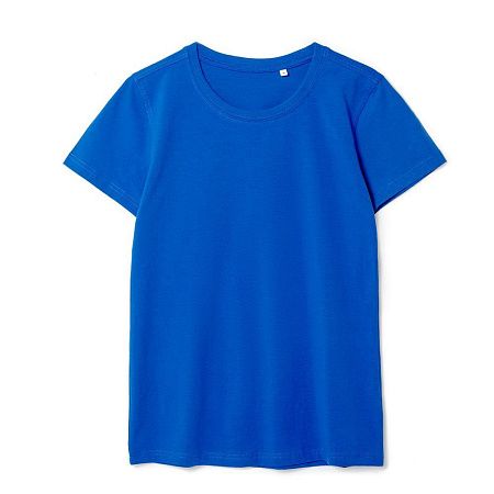 Футболка женская T-bolka Stretch Lady, ярко-синяя (royal), размер S v2