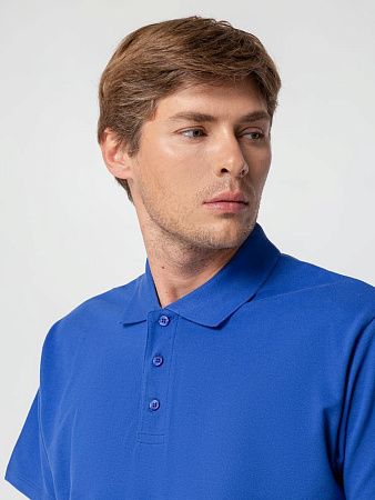 Рубашка поло мужская Spring 210, ярко-синяя (royal), размер M