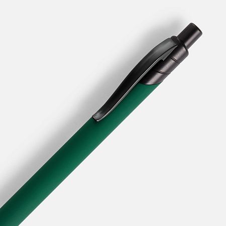 Ручка шариковая Undertone Black Soft Touch, зеленая