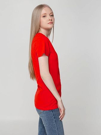 Футболка женская T-bolka Lady, красная, размер L