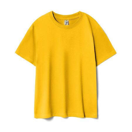 Футболка детская Regent Kids 150, желтая, размер 8 лет (118-128 см)