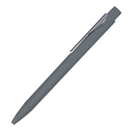 Ручка шариковая Master Soft, пластиковая Софт Тач, серая