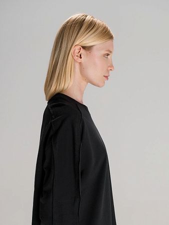 Свитшот унисекс Vozduh, черный, размер XL/2XL