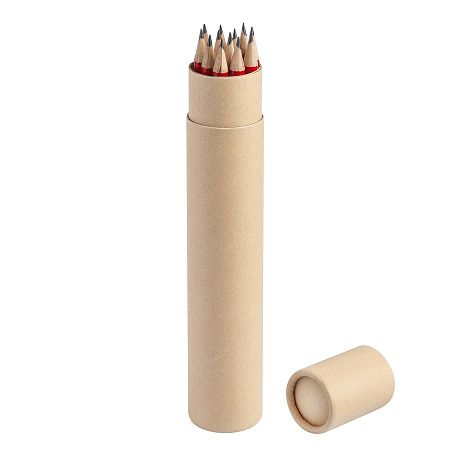 Набор FORTE с 12 карандашами красными WOOD COLOR
