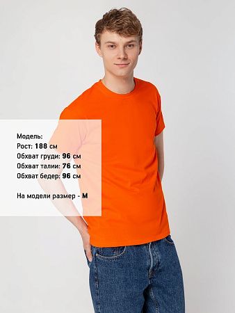 Футболка унисекс Regent 150, оранжевая, размер L