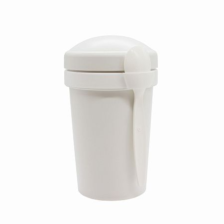 Ланч-бокс Cereal to go Green Line с ложкой