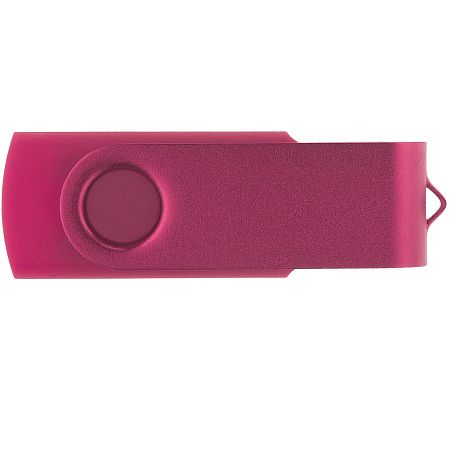 Флеш накопитель USB 2.0 Twister 32GB, пластик Софт Тач/металл, розовый/розовый