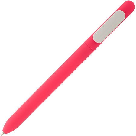 Ручка шариковая Swiper Soft Touch, черная с белым