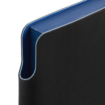 Ежедневник Flexpen Black, недатированный, черный с бирюзовым