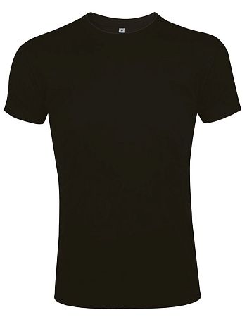 Футболка мужская приталенная Imperial Fit 190, черная, размер XXL