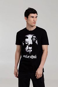Футболка «Меламед. Massive Attack», черная под нанесение