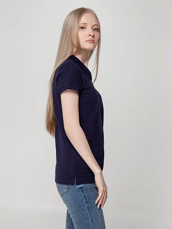 Рубашка поло женская Virma Lady, темно-синяя, размер M