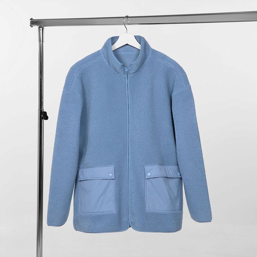 Куртка унисекс Oblako, голубая, размер XL/2XL