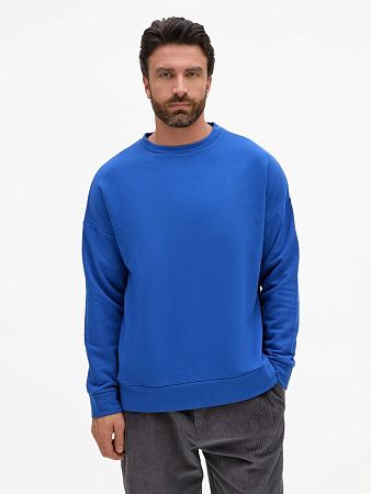 Свитшот унисекс S2, синий, размер M/L