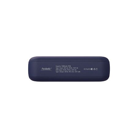 Внешний аккумулятор с функцией быстрой зарядки Формула (Formula) 10000 mAh, синий